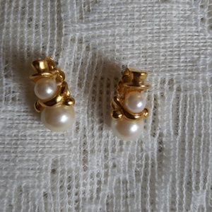 🎄🔥🎄Pearl Snowmen earrings